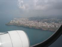 Anflug auf Antalya