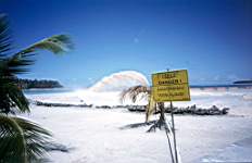 Danger-der Strand wird gebaut
