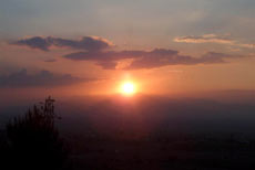 Sonnenuntergang in Pamukkale